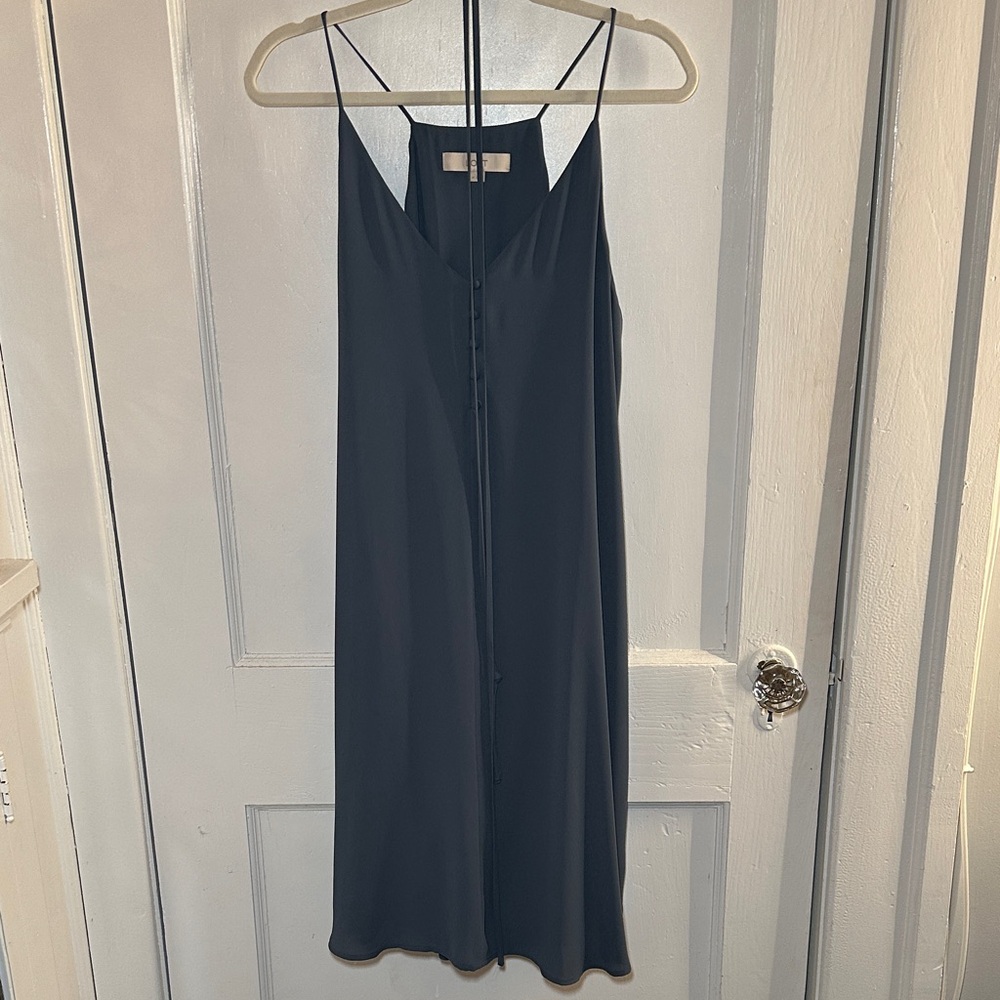 Blue Spaghetti Strap Dress